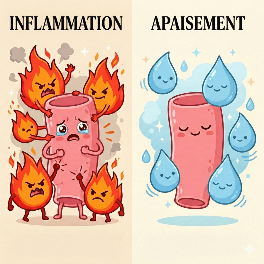 7. La proline-rich polypeptide (PRP) calme l'inflammation intestinale